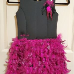 Zoe ltd feather party dress 10